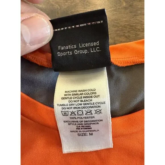 Harley Davidson Mens Orange H-DO3 Las Vegas Nevada Short Sleeve Shirt Size M - Picture 7 of 10